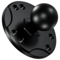 1Inch Ball Mount Base with Aluminum Alloy AMPS Hole Round Plate & 1Inch TPU Ball Adapter for RAM Replacement. 
