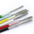Heat resistant 300°C Glass fiber braided high temperature silicone wire and cable 0.3mm 0.5mm 0.75mm 1.0mm 1.5mm 2.5mm 4mm 6mm. 