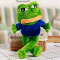CGGJNUOH 45CM Pepe Frog Plush Toy Sad Male Ugly Baby Big Mouth Crying Face Peripheral Dolls Send Friends Funny Christmas Birthday Gifts. 