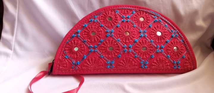 Cultural hand bags embroidered clutches | handmade |