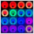 Sixonic Remote Control RGB Sunset Lamp Projector 16 Colors Table Lamp For Photoshoot Live Video Home & Room Decoration Birthday Dance Party Etc. 