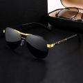 Fashion Hd Sunglasses for Men Day and Night Dual-Use Polarized Glasses for Driving Anti-Glare Uv Sunglasses. 
