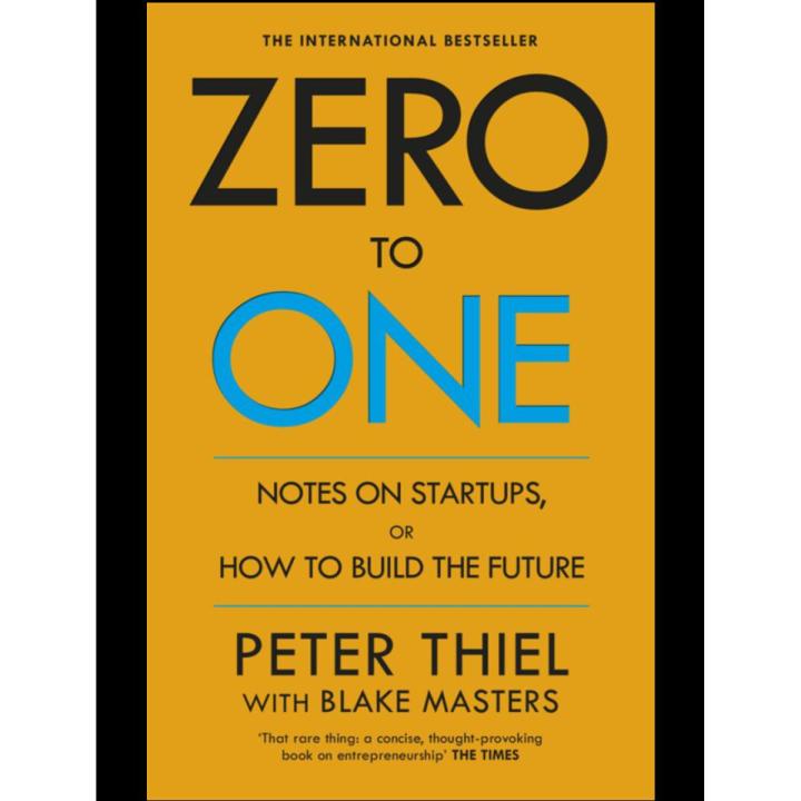 Zero to One Book by Peter Thiel (Paperback) Original Book