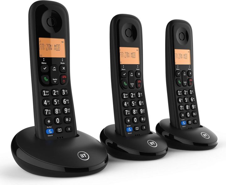 BT Everyday Trio ( 03 sets) intercom plus PTCL Wireless Landline Phone with 06 Rechargeable Cells