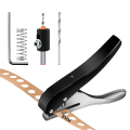 8mm Heavy Duty Single Hole Puncher for Paper,20 Sheet Punch Capacity. 