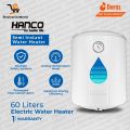 Hanco Semi Instant Electric Water Heater - 60 Litres Body Size - Smart Electric Geyser (Imported Heating Element, Multiple Safety Systems, Longer Heat Retention) - 1 Year Warranty. 