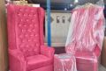 Wing chair set. 