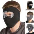 Winter Windproof Anti -dust Full Face Mask Cycling Ski Breathable Masks Eye Shield High Definition Anti Fog Goggles Hood Cover. 