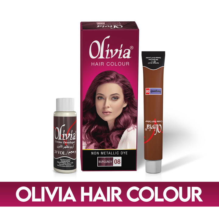 Olivia Hair Colour - Burgundy (Dark Red)