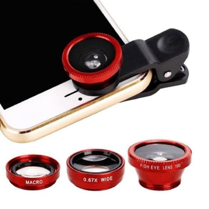 3 In 1 Fish Eye Lens Camera Kits Universal Wide Angle Macro Fisheye For iPhone 11 Pro XS MAX XR X 8 7 6s Plus Ojo De Pez Movil-fish eye