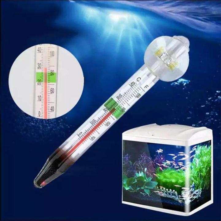 Aquarium Fish Tank Water Temperature Thermometer with Suction Cup