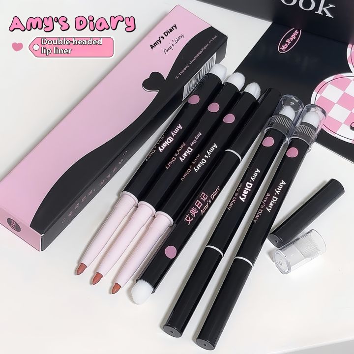 Colour Makeup Amy 'S Diary Amy Diary Labial Line Pen Nude Makeup Matte Labial Line Pen Students Three-Dimensional Full