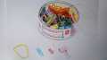 Desk Accessories Set Paper Clip Push Pin Binder Clip Rubber Band per PS tube. 