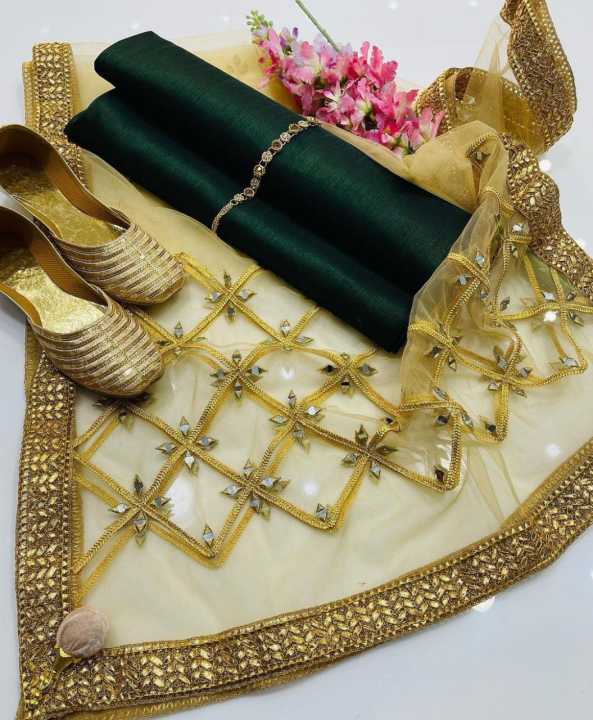 Duppatta%20Net%20mirror%20Work%204%20Side%20gotta%20Less%20BorderShirt%20Kattan%20Silk%20Plan%20Trouser%20Khatan%20Silk%20Plain%20with%20Neckline%20gift%20with%20Khusa%20gift%20-%20Image%203