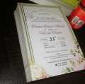 Beautiful Wedding Invitation Floral Design with Envelop | Wedding Card | Invite Wedding Card. 