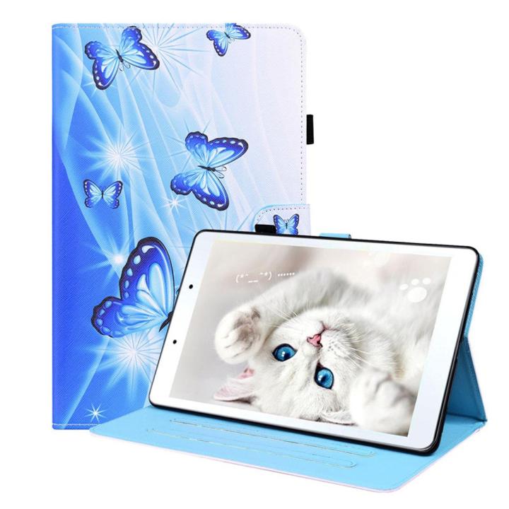 Case for Samsung Tab A 8.0 A8 2019 Cover SM-T290 SM-T295 Cute Cat Panda Painted Tablet Cover for Funda Samsung Galaxy Tab A8 2019 Case