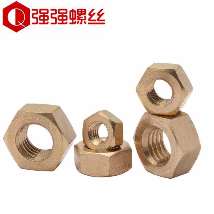 Copper Nut Copper Hex Nut Copper Hex Nut Screw Cap M2M3M4M5M6M8M10M12M16M20M24