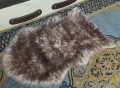 Faux Sheepskin Rug Sheep Foot Door Mat Rug 24inch x 33inch ( Multi color). 