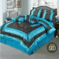 Fancy Bridal Bed Sheet (Razai) Set 9Pcs. 