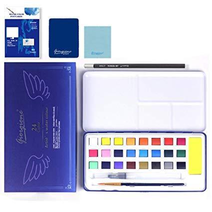 Giorgione 24 Watercolor Paint Water Color Paints fpr professional