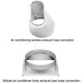 Air Conditioner Exhaust Hose Interface, Portable Home Mobile Air Conditioner Body Fitting Connector, Square 15cm. 