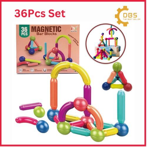 Magnetic Toys Building Blocks - 36/42/64/25 PCS Kids Magnet Balls and ...