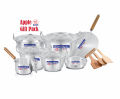 National Apple pot Gift set Cookware set 15pcs Best quality ever Metal Finish Cookware Set. 