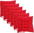Chair Cushion Pad with Ties  Home Accessories  Home Décor Decoration item Dining Chair cushion with filling 1 Pc. 