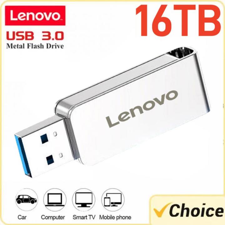Lenovo USB 3. 0 16TB Type C To USB Flash Drive 2TB Pen Drive 128GB 256GB USB 3.0 Memory Stick flash Disk Type-C Pendrive