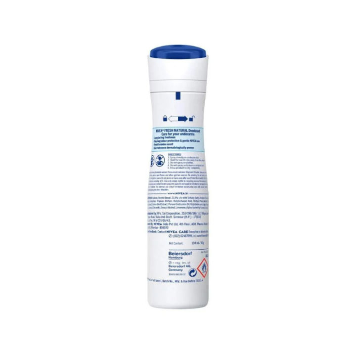 NIVEA%20Fresh%20Natural%20Infini%20Fresh%2048%20Hrs%20Protection%20Deodorant%20Spray%20150ml%20-%20Image%204