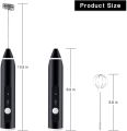 Best Rechargeable Coffee Beater & Milk Frother Machine – Electric Handheld Mixer for Frothy Drinks, Cappuccino, Latte, Hot Chocolate, Whisker & Foamer – Portable, USB Charging, Adjustable Speed, Home & Cafe Use – High-Quality Kitchen Gadget. 