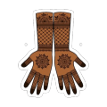 Mehndi Sticker for Women Girls | Beautiful Mehndi sticker for women and girls| Tattoo Stencil | Mehndi Designs | Mehndi | Girls Mehndi. 