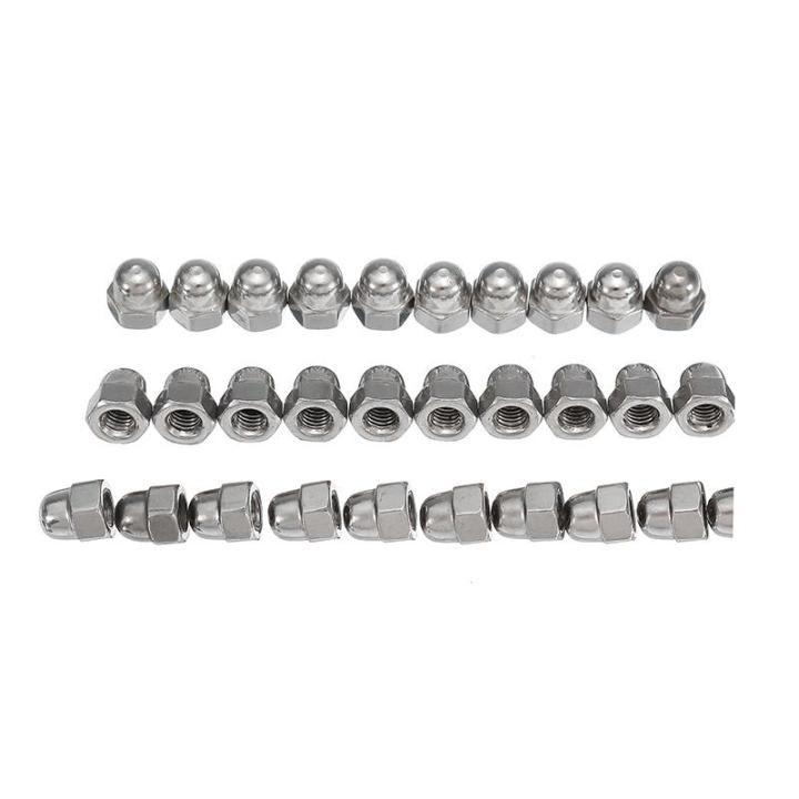 30Pcs%20Suleve%20M3SN6%20M3%20304%20Stainless%20Steel%20Dome%20Head%20Cap%20Acorn%20Hex%20Nuts%20-%20Image%203
