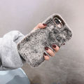 Plush Funny Soft Phone Case For Apple Funda iPhone 11 6 7 8 Plus X XS XR 12 13 14 Pro Max SE 2020 5S Winter Warm Hand Back Cover. 