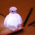 1Pc 7Colors Changing Big Hero 6 BayMax Raya LED Night Light Decoration Cute Table Lamp. 