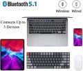 Keychron K3 Version 2, 75% Layout 84 Keys Ultra-Slim Wireless Bluetooth/USB Wired Mechanical Keyboard with White Backlit, Hot-Swappable Low-Profile Keychron Optical Brown Switch for Mac Windows. 