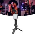RGB 6 in 1 Video Making Vlogging Kit With Remote - Tripod For Smartphone & Camera Vlog Kit - Mini LED Video Light Extendable Phone Clip, Tripod with Adjustable Brightness, for Live Stream Vlog Video Shooting Video Conference. 