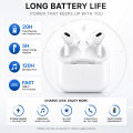 Murshad 21 TWS Pro Wireless Earbuds Earpods Premium Bluetooth Earphones - High Bass Earpod Handsfree for Android & Laptop - White. 
