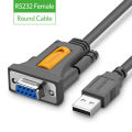UGREEN USB 2.0 to RS232 DB9 Serial Cable Male A Converter Adapter with PL2303 Chipset for Windows 10, 8.1, 8, 7, Vista, XP, 2000, Linux and Mac OS X 10.6 and Above. 