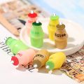 Yamily 10Pcs/Resin Korean Milk Bottle Charm Dollhouse Colorful Bottle DIY Making Pendant Jewelry For Keychain Earrings Necklace. 