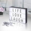 Cinematic Light box Led Changeable Letter & Symbols Tiles - 80 Pieces. 