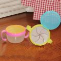 Kids Snack Cup Baby Anti-spill Bowl Spill-proof Baby Double-handle Snack Container Biscuits Bowl Toddler Feeding Bowl. 