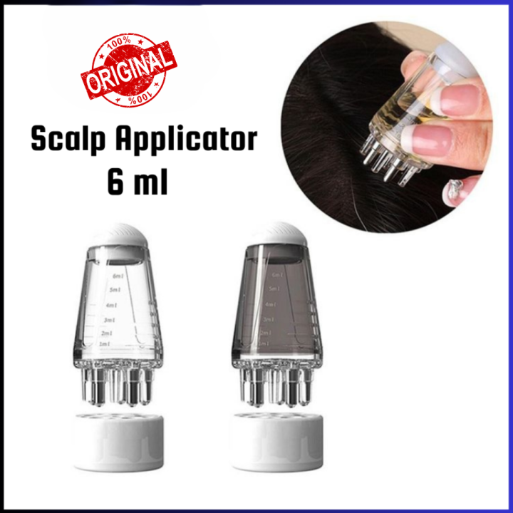 Scalp Oil Applicator Bottle for Hair Growth | Scalp Massager and Oil Application Tool | Hair Care Comb for Essential Oils, Hair Treatment, and Dandruff Control | Easy-to-Use Scalp Applicator with Soft Bristles for Nourishing Scalp & Hair Health