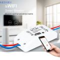 WiFi Smart Light Switch Tuya/Smart Life APP Wireless WiFi Smart Breaker LED Light Remote Control With Alexa Google Smart Home. 