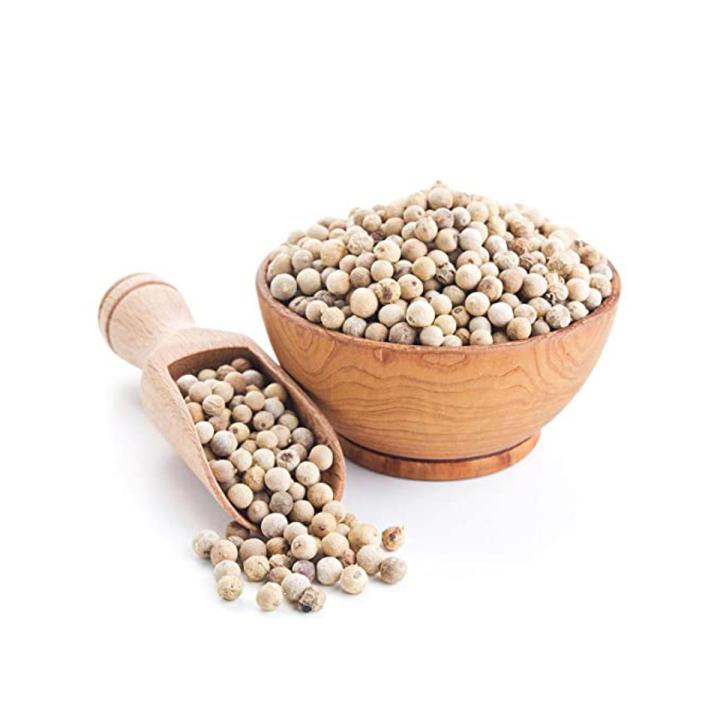 Dakni Mirch / Safaid Mirch (White Pepper Whole) - 100 Grams