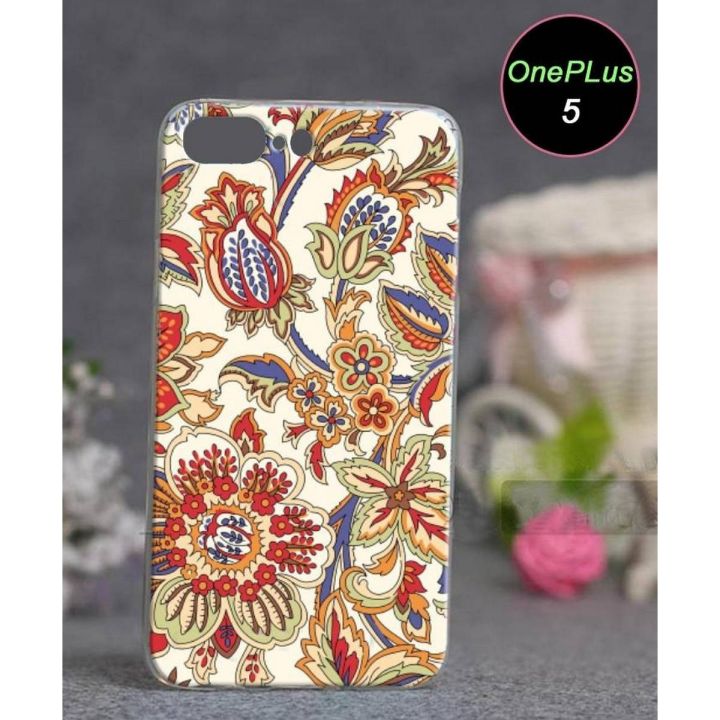One Plus 5 Mobile Floral Style - Multicolour