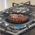 Smokeless Kitchen Grill/Kitchen + Home Stove Top Smokeless Grill Indoor BBQ, Stainless Steel with Double Coated Non Stick Surface. 