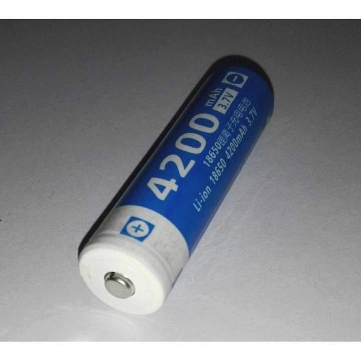 Rechargeable 3.7v 4200mAh Lithium Ion Battery 18650 Cell for Toys, Tools, USB Power Bank,  Battery Packs