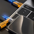 4 in 1 USB C Fast Charging Cable with 60W PD, Data Transfer, Type C, Micro USB and Lightning Compatibility, 1 Meter. 
