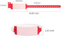 Hospital Bracelets And Patient ID Barcode Wrist Bands 100 pcs size  infant. 